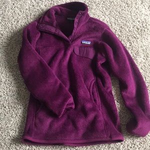 Patagonia purple fleece size xs